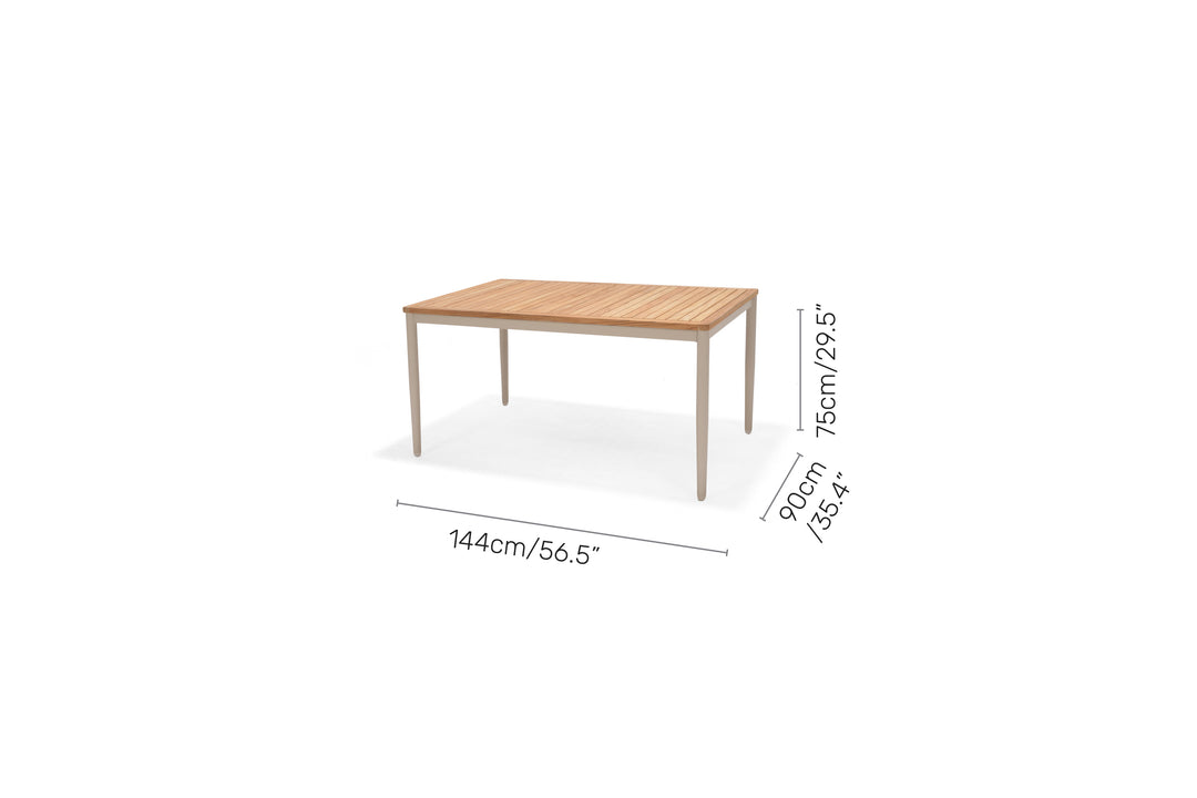 Lifestyle Garden Topaz Light 4 Seat Dining Set
