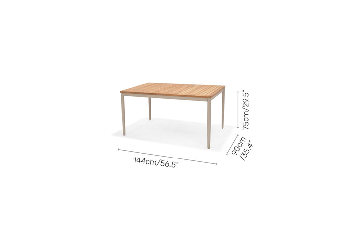 Lifestyle Garden Topaz Light 4 Seat Dining Set