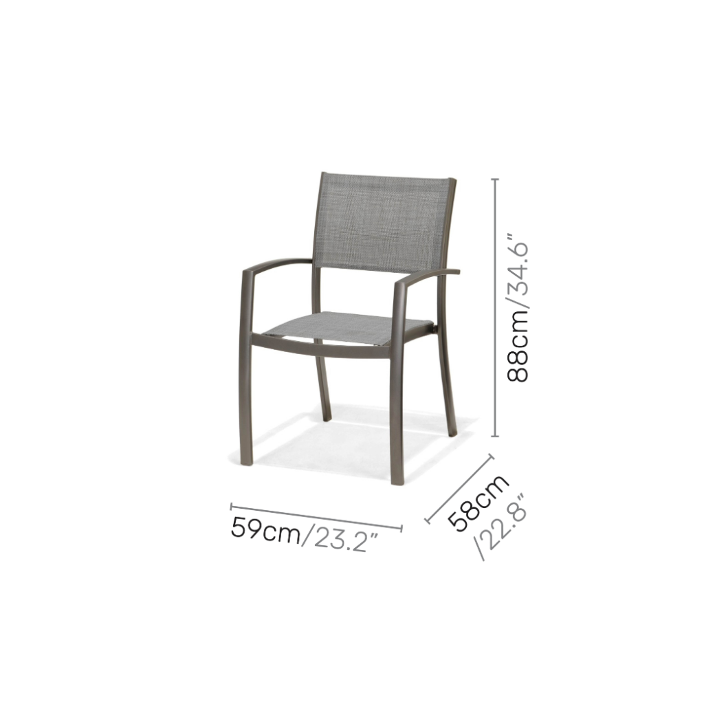 Solana 6 Seat Dining Set With Stacking Chairs by Lifestyle Garden