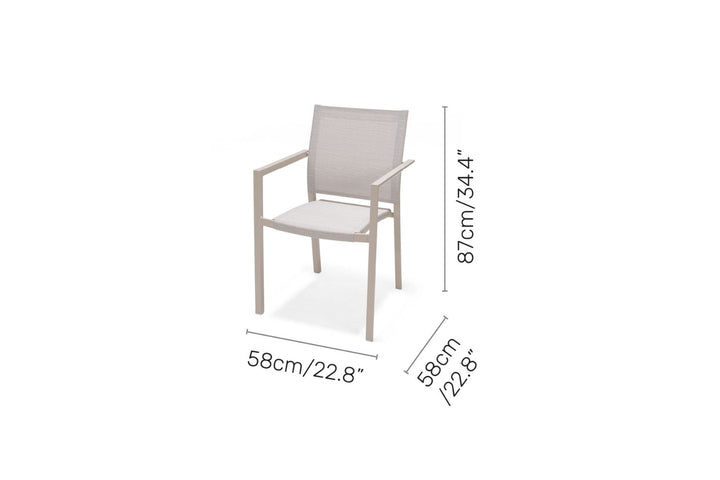 Lifestyle Garden Urbanite Light 8 Seat Dining Set
