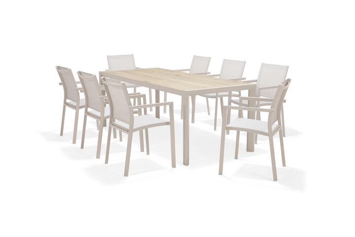 Lifestyle Garden Urbanite Light 8 Seat Dining Set