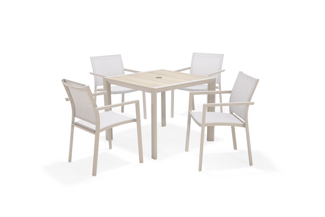 Lifestyle Garden Urbanite Light 4 Seat Dining Set