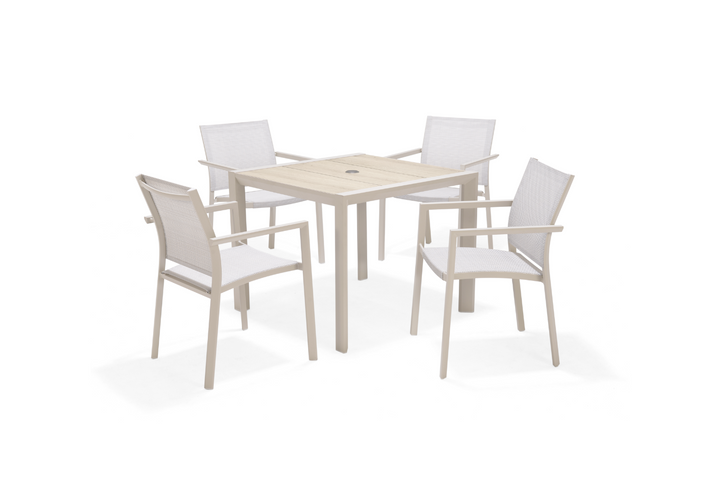 Lifestyle Garden Urbanite Light 4 Seat Dining Set