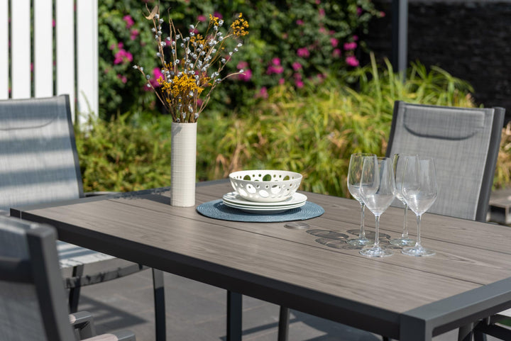 Lifestyle Garden Urbanite Dark Deluxe High Back 6 Seat Dining Set