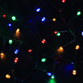 500 Multicolour Ultrabrite LED Christmas Compact String Lights (12.5m Lit Length)