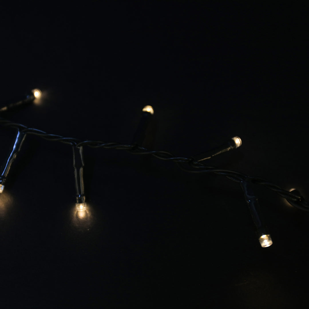 2000 Warm White Ultrabrite LED Christmas Cluster Lights (25m Lit Length)