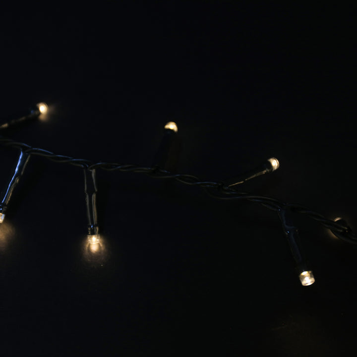 2000 Warm White Ultrabrite LED Christmas Cluster Lights (25m Lit Length)