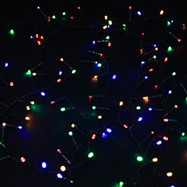 750 Multicolour Ultrabrite LED Christmas Compact String Lights (18.75m Lit Length)