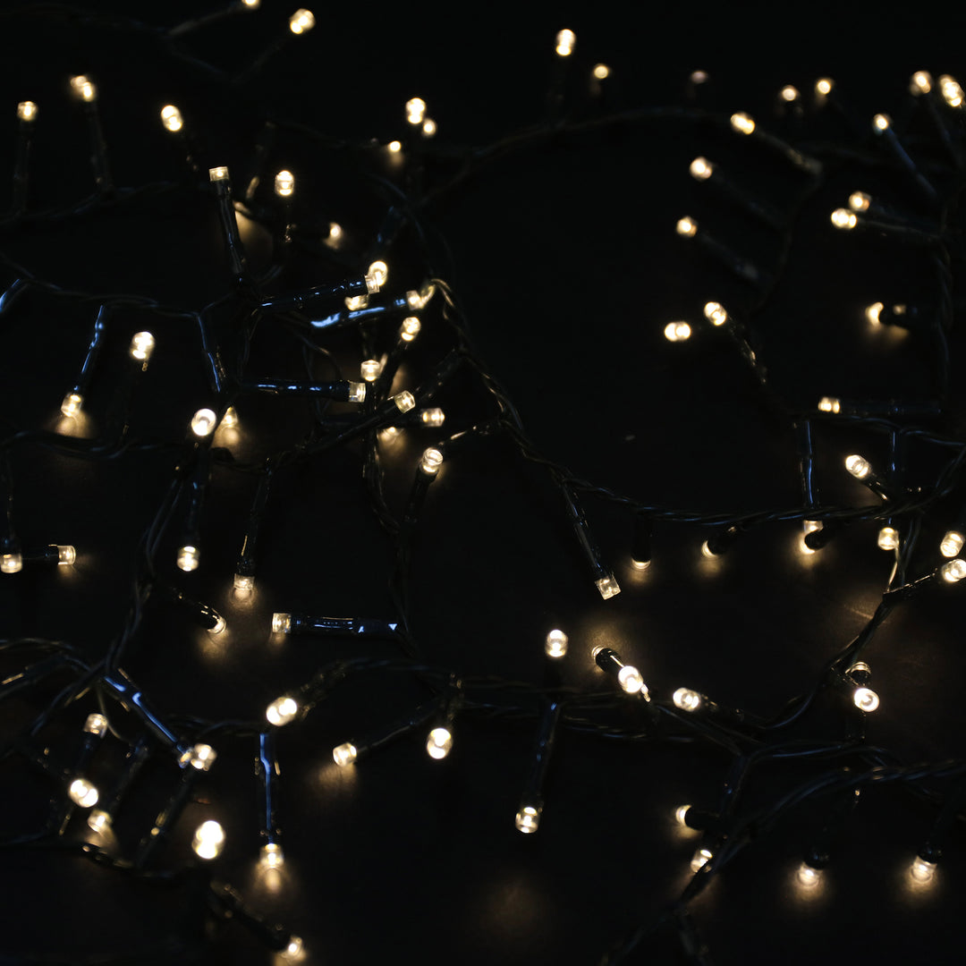 1500 Warm White Ultrabrite LED Christmas Compact String Lights (37.5m Lit Length)