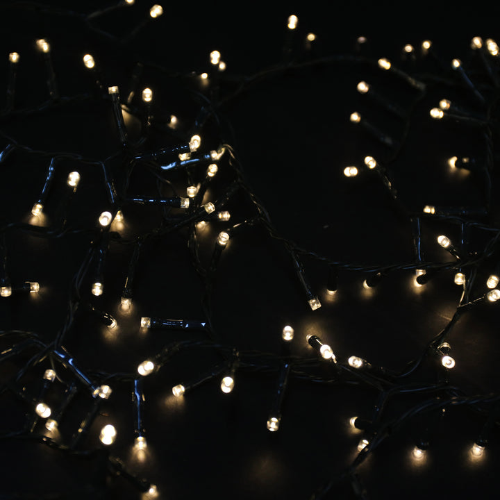 1500 Warm White Ultrabrite LED Christmas Compact String Lights (37.5m Lit Length)