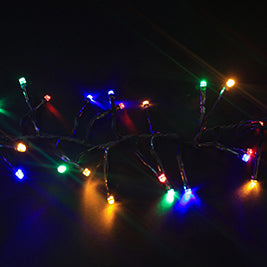 1320 Multicolour Ultrabrite LED Christmas Cluster Lights (17m Lit Length)