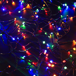 1320 Multicolour Ultrabrite LED Christmas Cluster Lights (17m Lit Length)