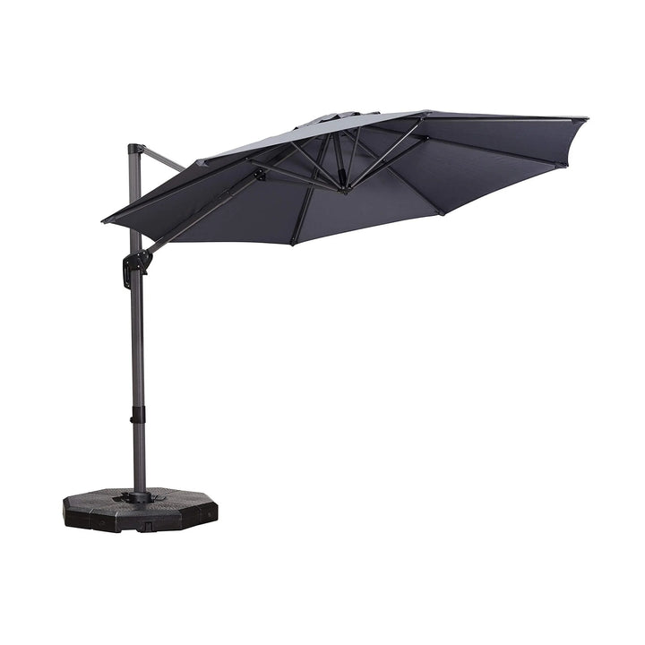 Neptune 3m Round Cantilever Parasol - Charcoal | KENT ONLY DELIVERY