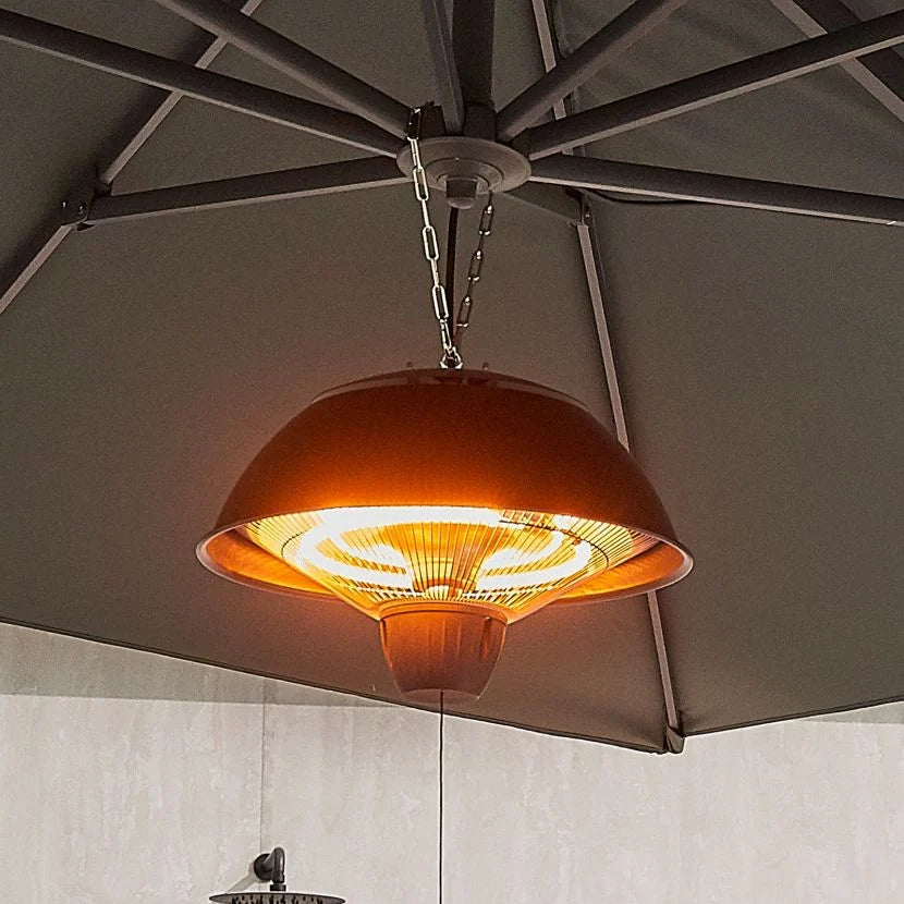 Ceiling Parasol Heaters Electric Portobello Chain Suspended