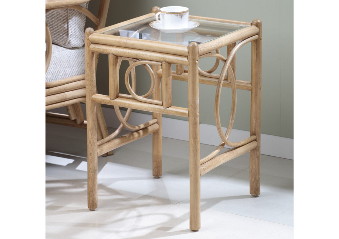 Madrid Lamp Table - Light Oak
