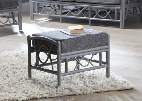Bali Footstool - Grey