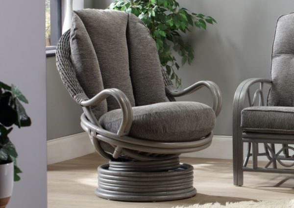 Bali Deluxe Swivel Rocker - Grey