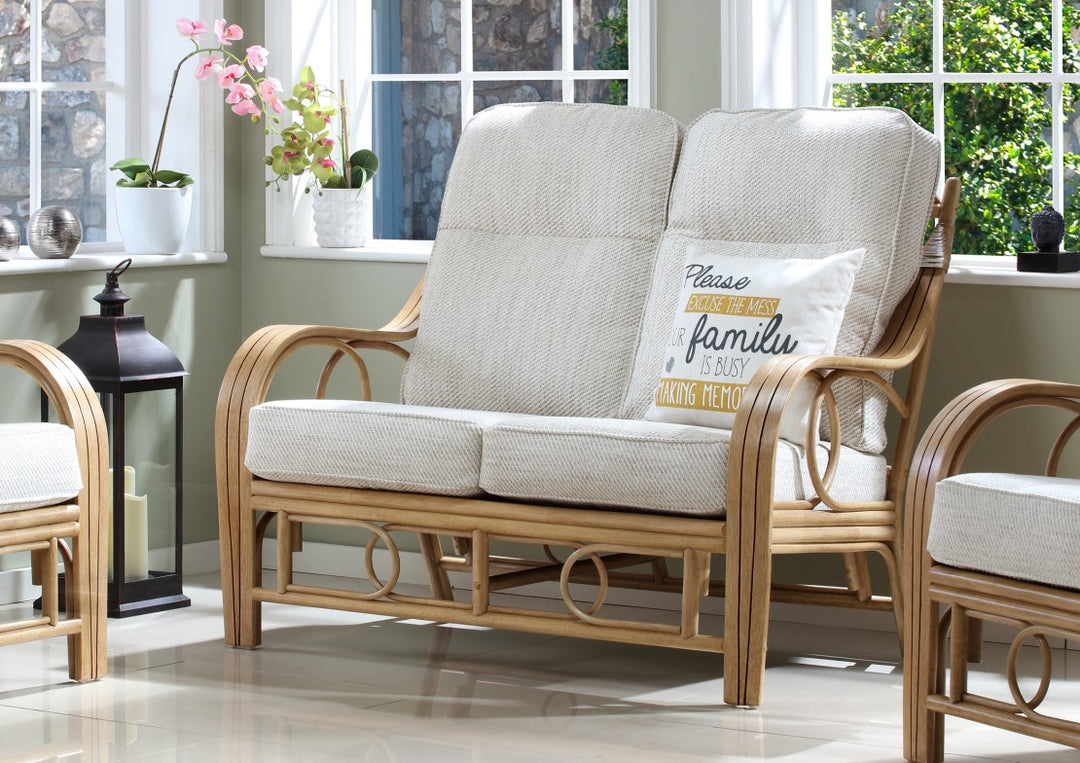 Madrid 2 Seater Sofa- Light Oak
