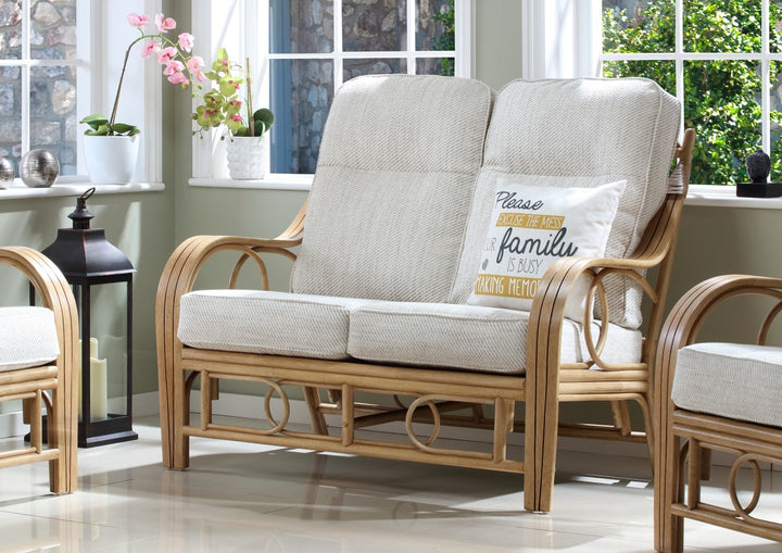 Madrid 2 Seater Sofa- Light Oak