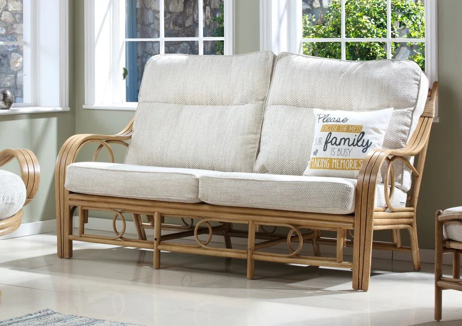 Madrid 3 Seater Sofa- Light Oak