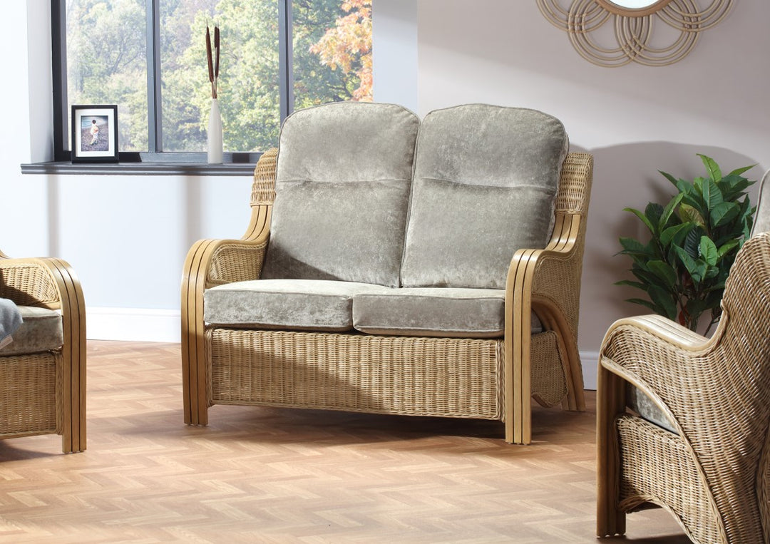Opera 2 Seater Sofa - Light Oak