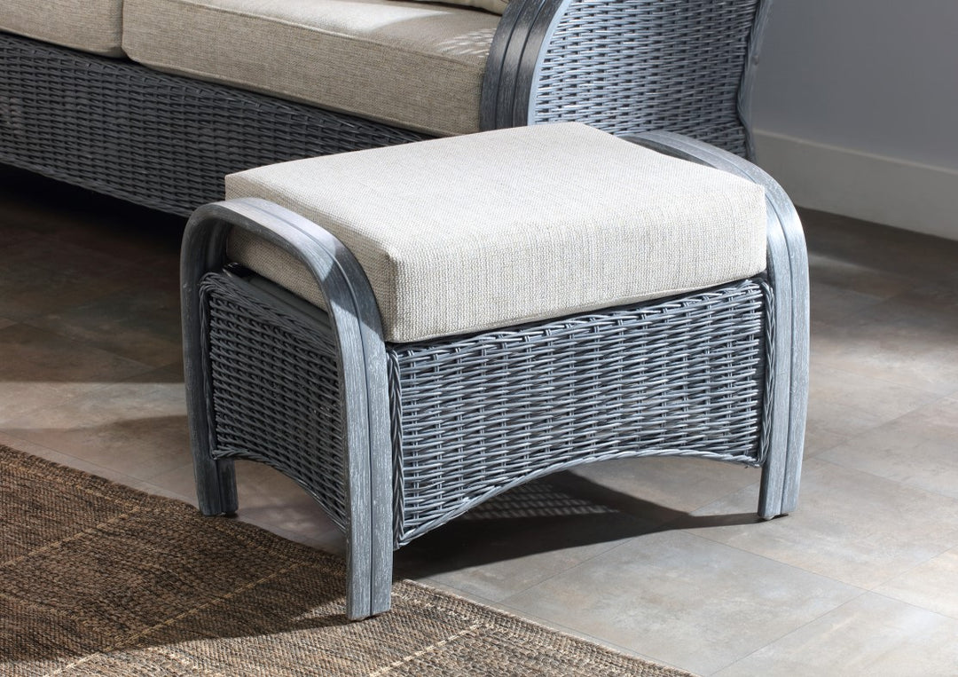 Turin Footstool - Grey
