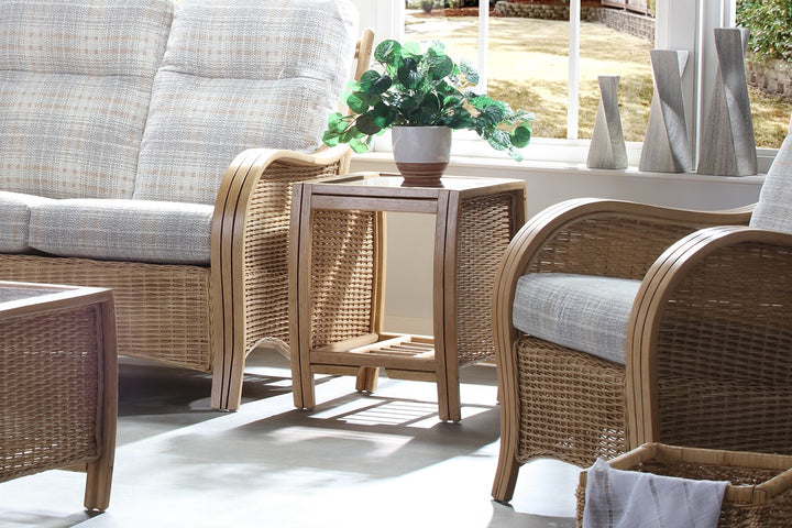 Turin Lamp Table - Light Oak