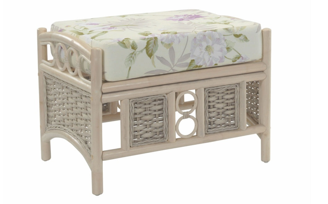 Vale Footstool - Natural Wash
