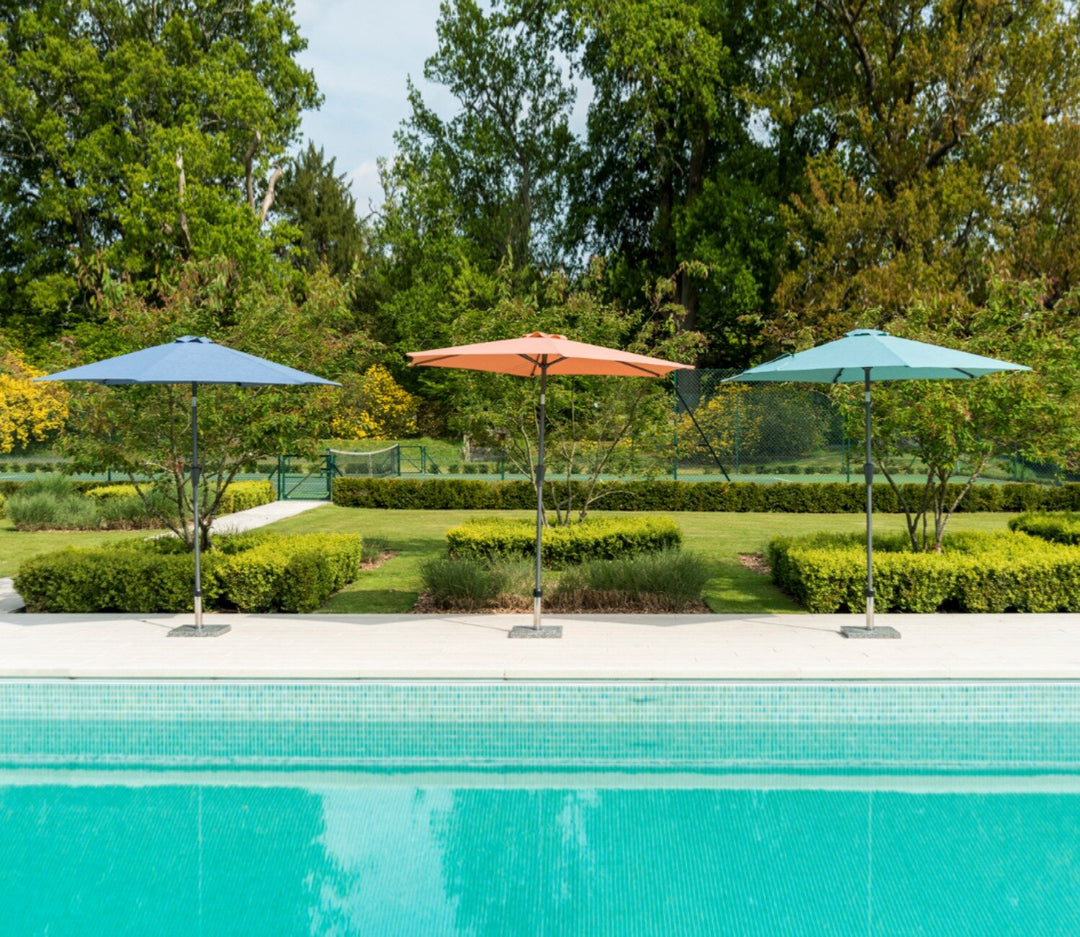 3.0 Metre Round Aluminium Parasol - Ochre