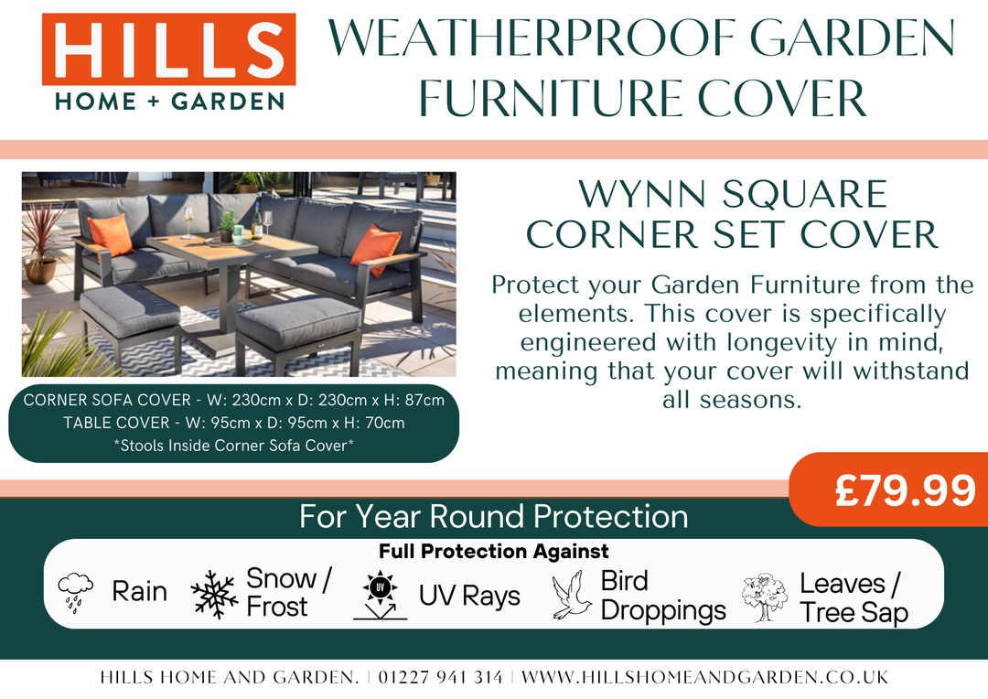 Cover for Wynn Square Corner Corner Casual Dining Set with Rise & Fall Table