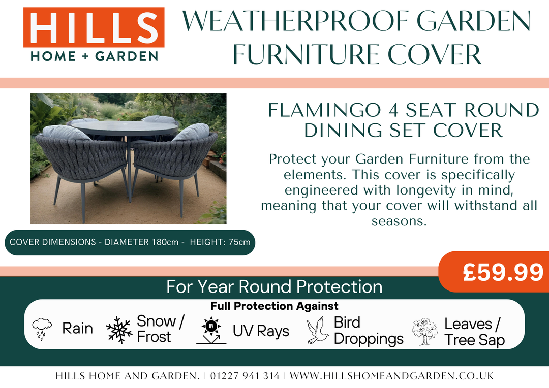 Cover for Flamingo 4 Seat Round Dining Set