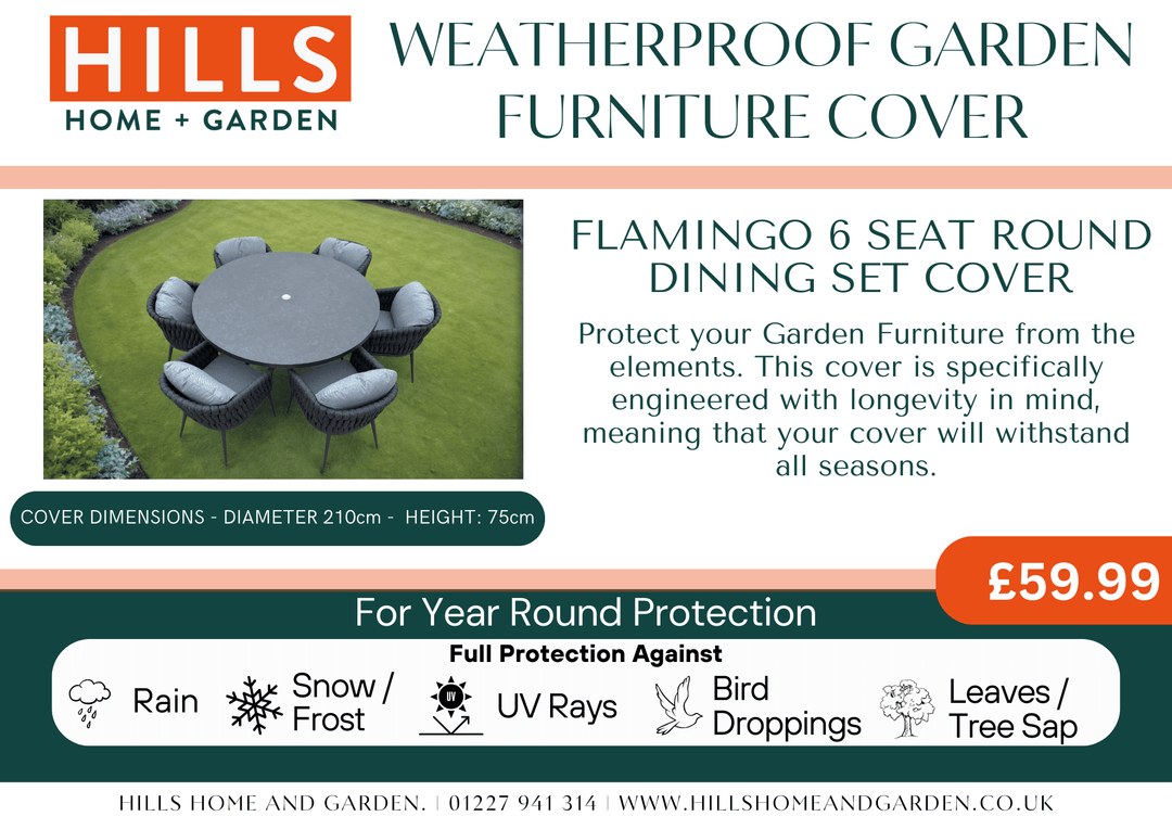 Cover for Flamingo 6 Seat Round Dining Set