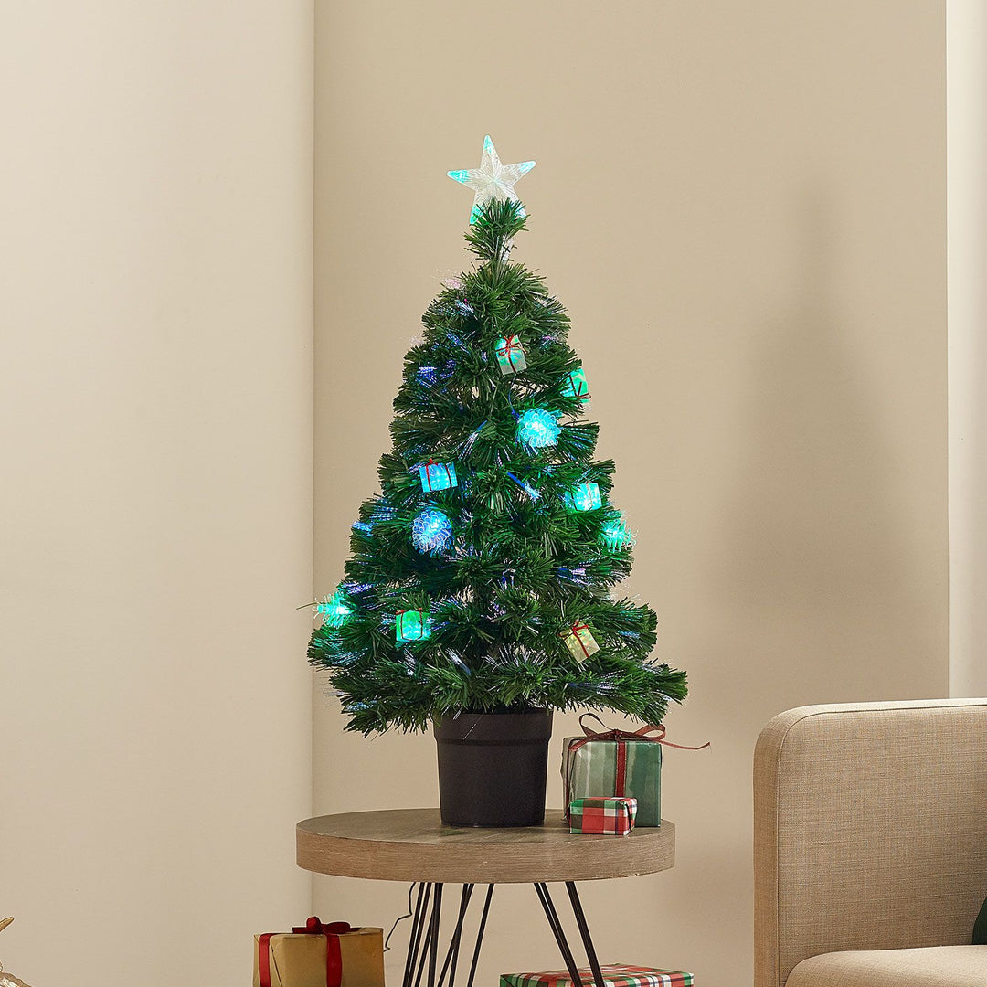 3ft Fibre Optic Christmas Present Artificial Christmas Tree