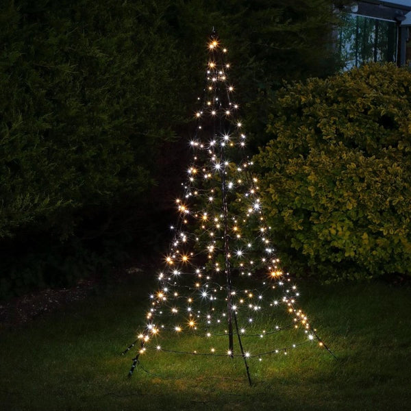 NOMA 2m Starry Night Pole Tree with Cool and Warm White LEDs