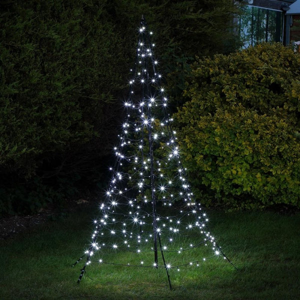 NOMA 2m Starry Night Pole Tree with Cool and Warm White LEDs