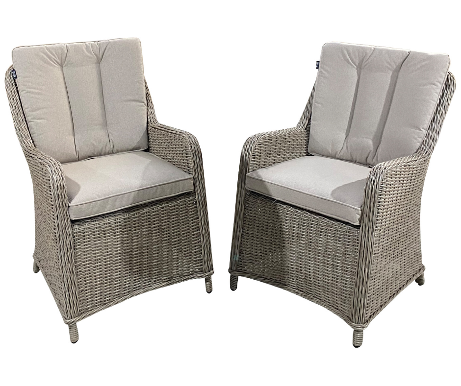 2x California Premium Arm Chairs - Light Oak