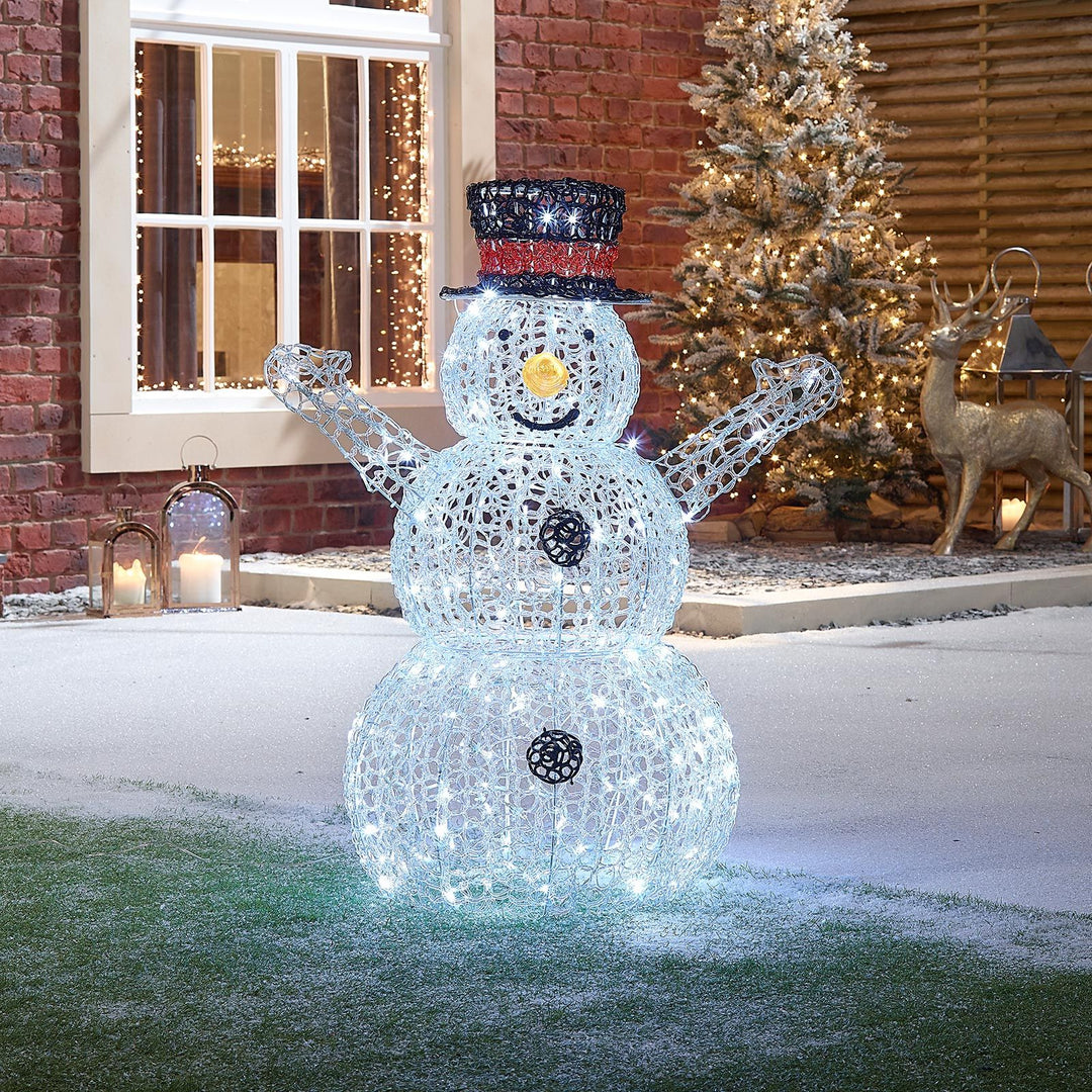 Flurry the 90cm Soft Acrylic Christmas Snowman