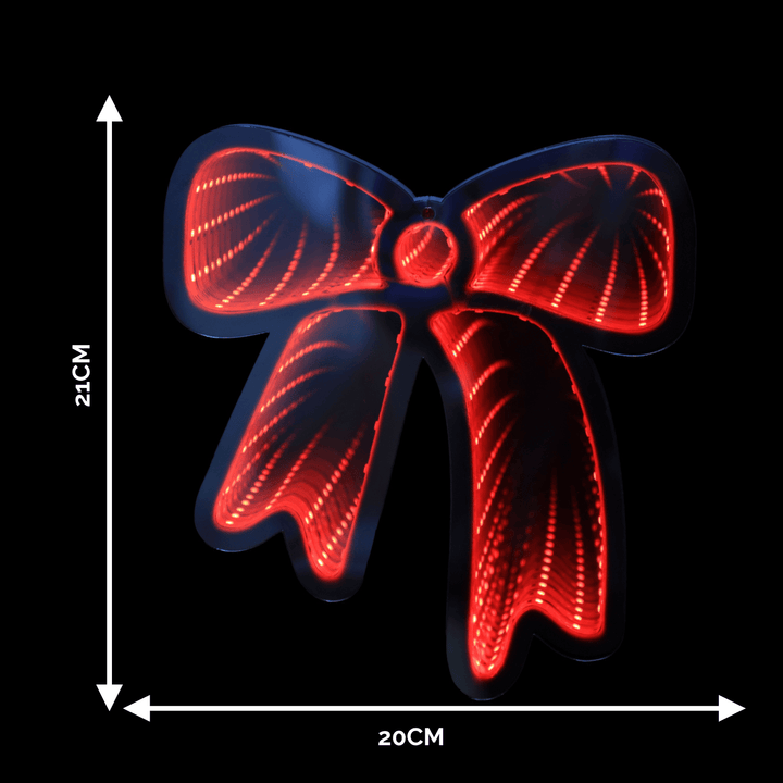 21cm Hanging Bow LED Infinity Light