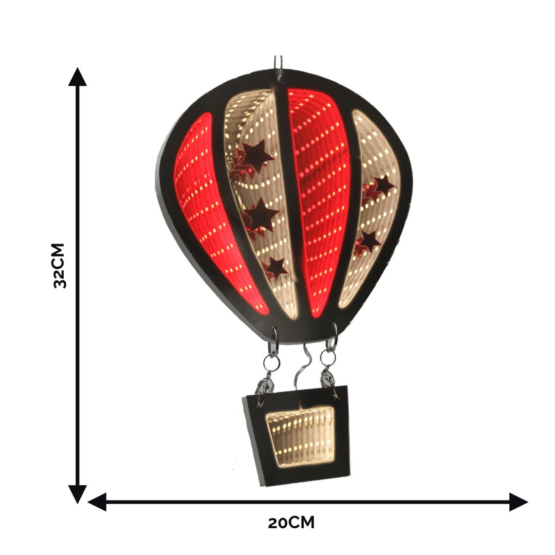 32cm Hanging Hot Air Balloon LED Infinity Light