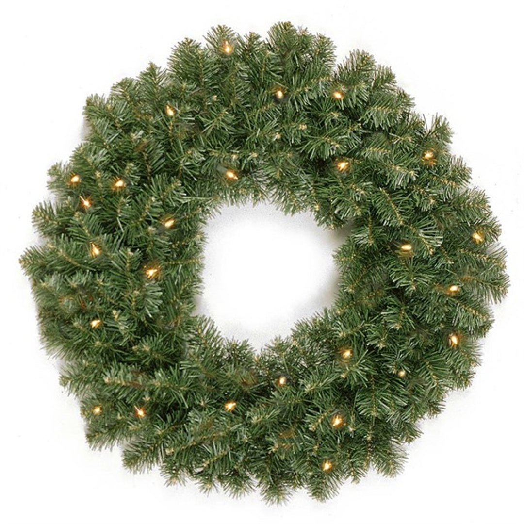 20" Covington Pine Pre Lit Christmas Wreath