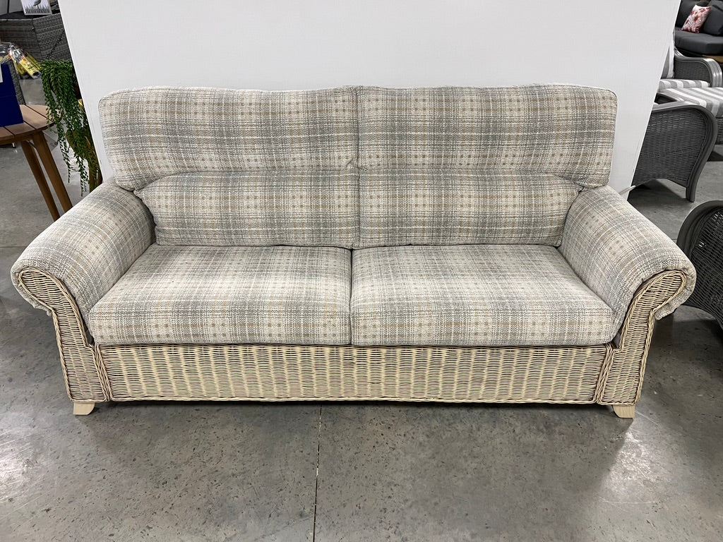 Clifton Three Seat Sofa in Athena Check (Grade C)| EX DISPLAY | KENT ONLY DELIVERY