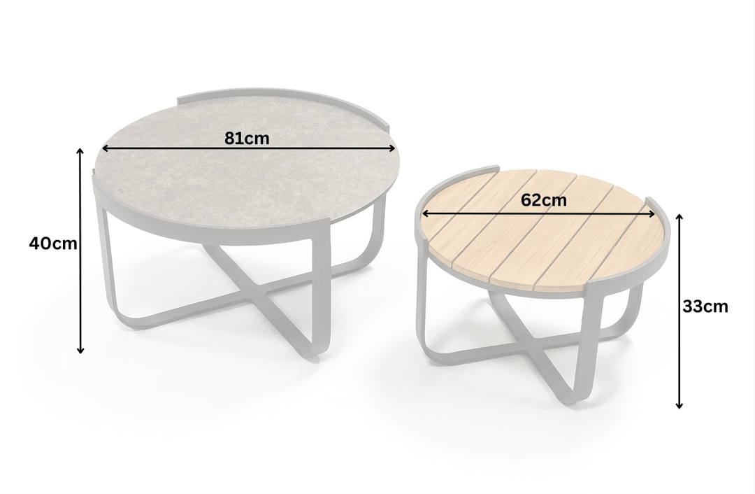 Amalfi Corner Lounge Set with Side Tables & Two Coffee Tables | KENT ONLY DELIVERY