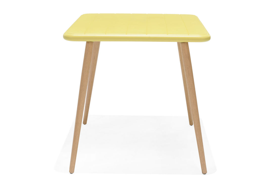 Lifestyle Garden Nassau 70cm Square Bistro Table - Yellow