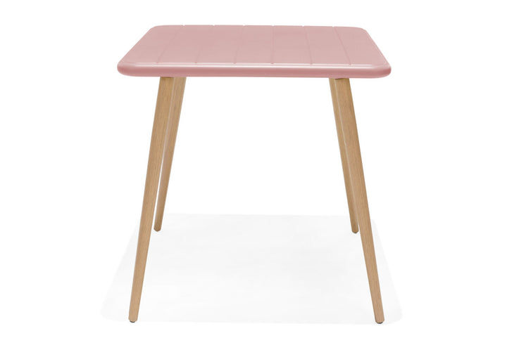Nassau 70cm Square Bistro Table - Pink by Lifestyle Garden