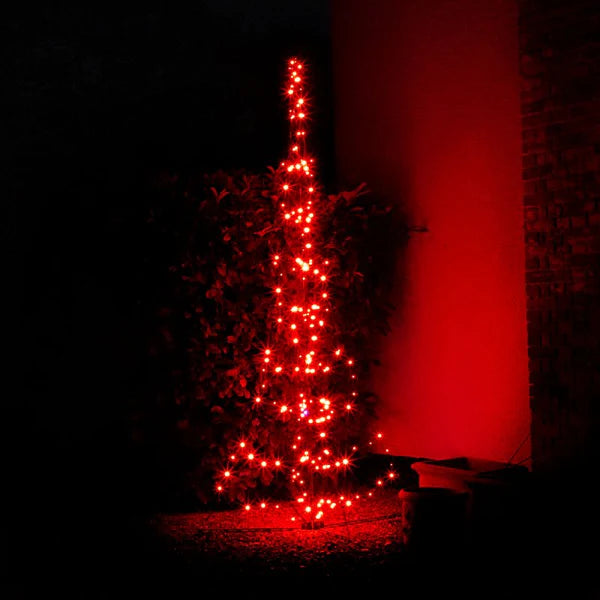 NOMA 3m Starry Nights Pole Tree with 204 Colour Changeable LEDs and App Control