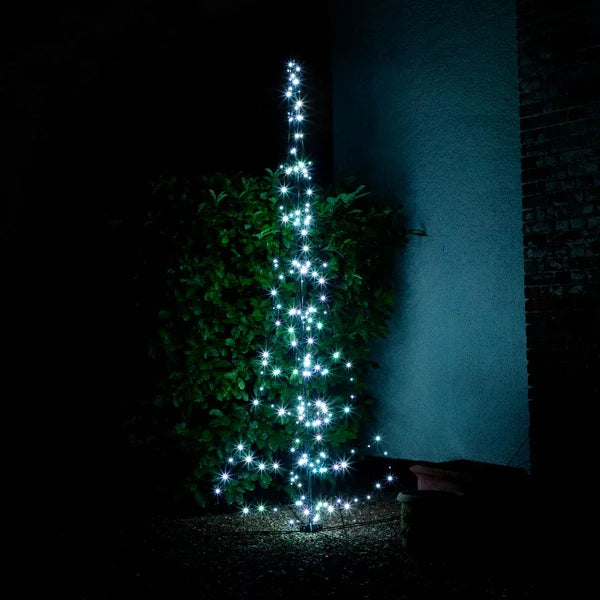 NOMA 3m Starry Nights Pole Tree with 204 Colour Changeable LEDs and App Control