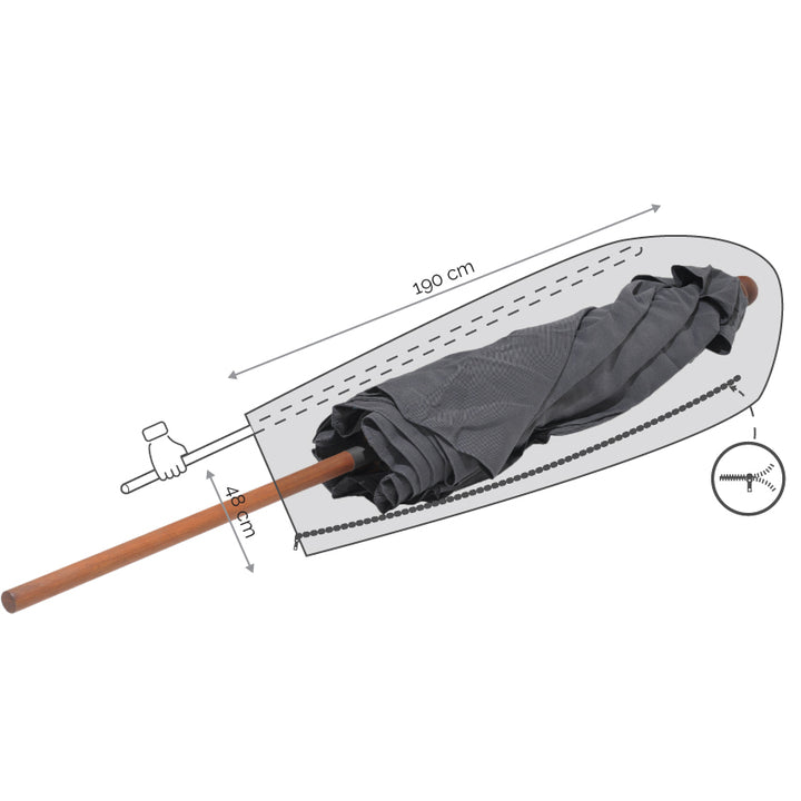 Lifestyle Garden Large Parasol Cover