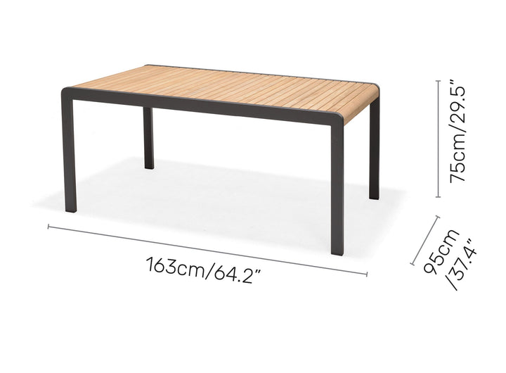 Lifestyle Garden Amber Rectangular Table 163x95cm