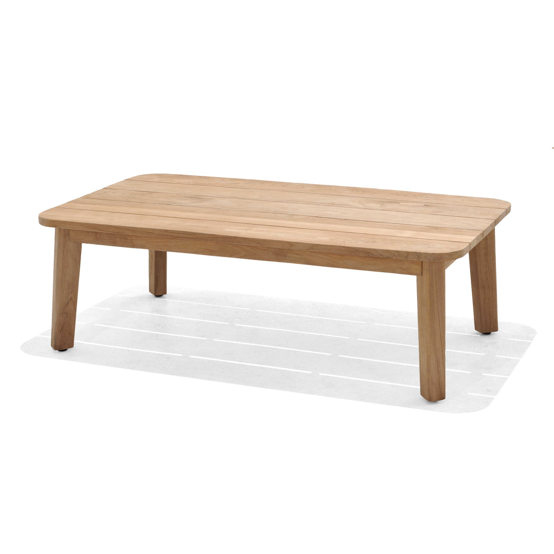Bahamas Teak Coffee Table 140X80cm