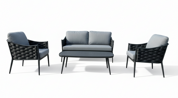 Bellagio Rope Sofa Set with Coffee Table | KENT ONLY DELIVERY